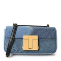 Tom Ford Denim 001 Medium Shoulder Bag Blue