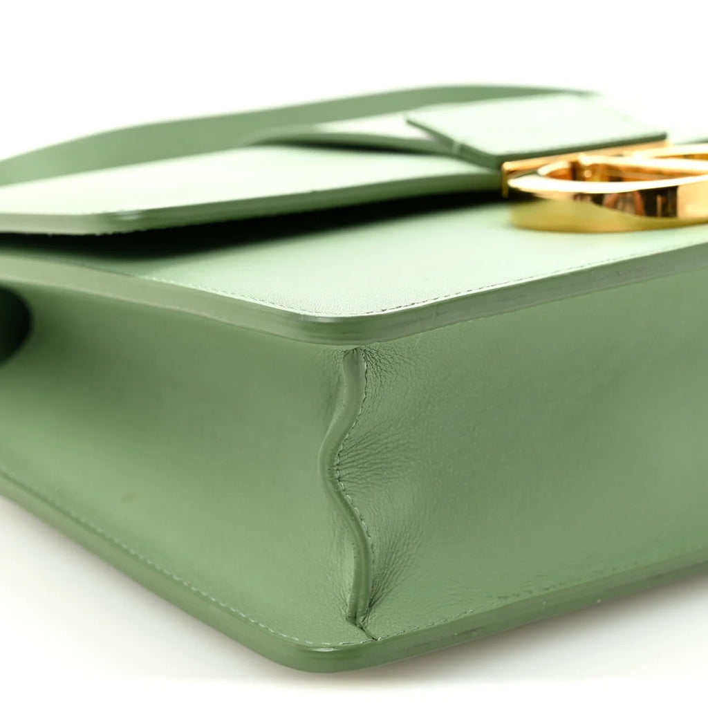 Christian Dior Smooth Calfskin 30 Montaigne Flap Bag Mint Green
