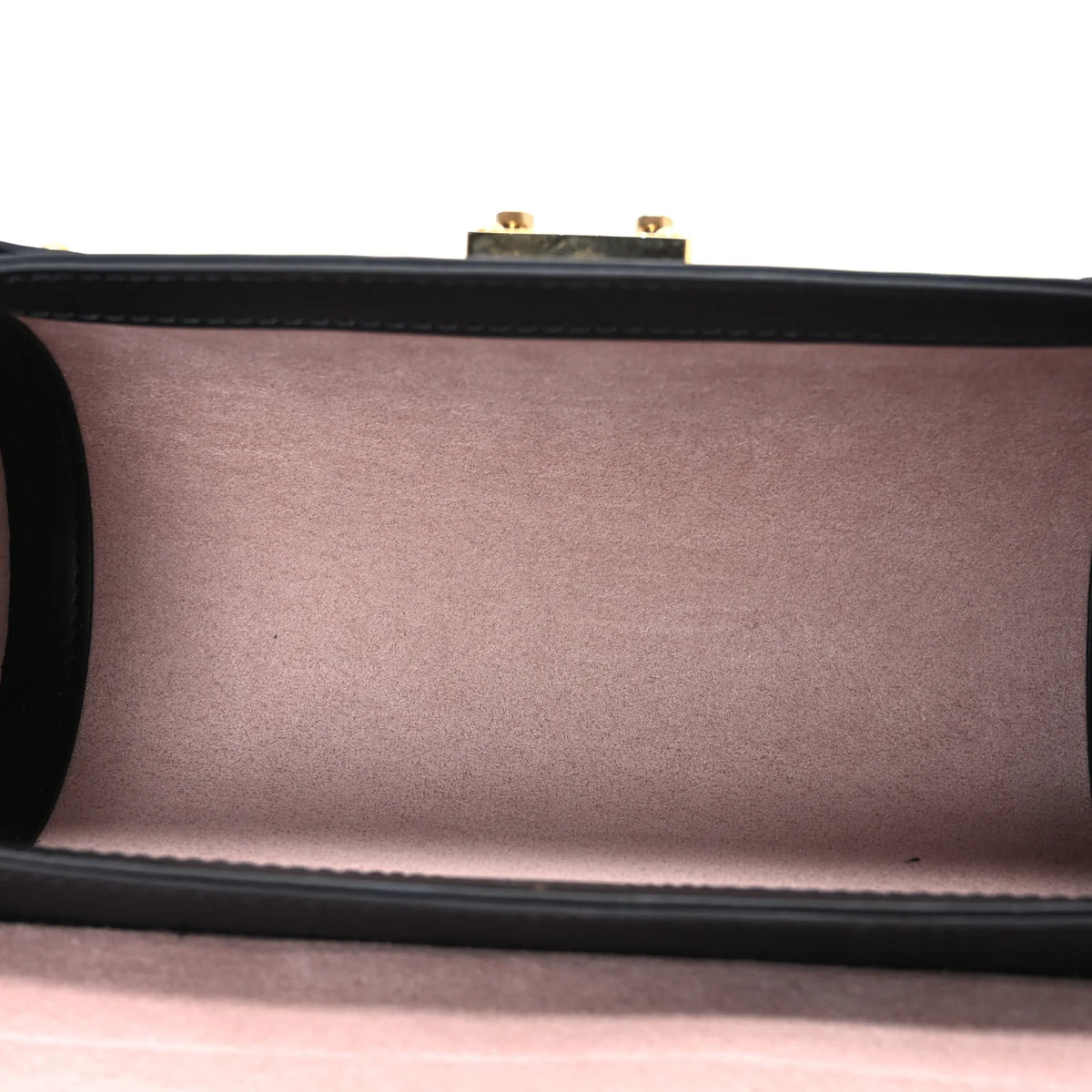 Louis Vuitton Noir Black Leather Papillon Trunk Chain Bag with Gold Hardware