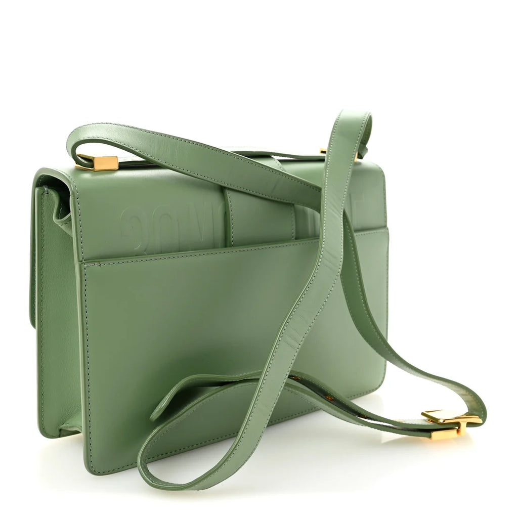 Christian Dior Smooth Calfskin 30 Montaigne Flap Bag Mint Green