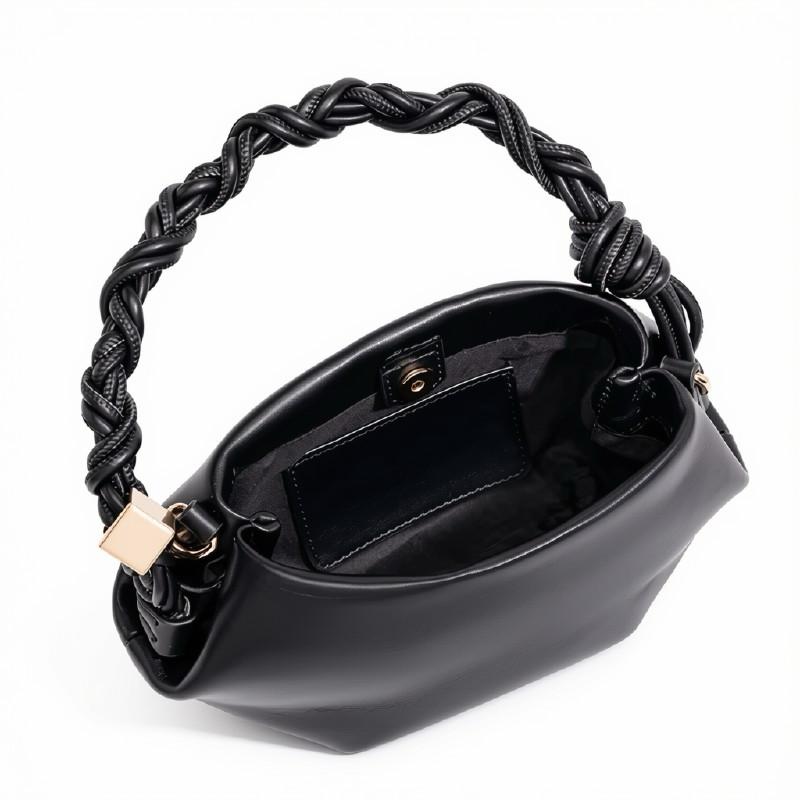 Luxury Braided Handle Handbag