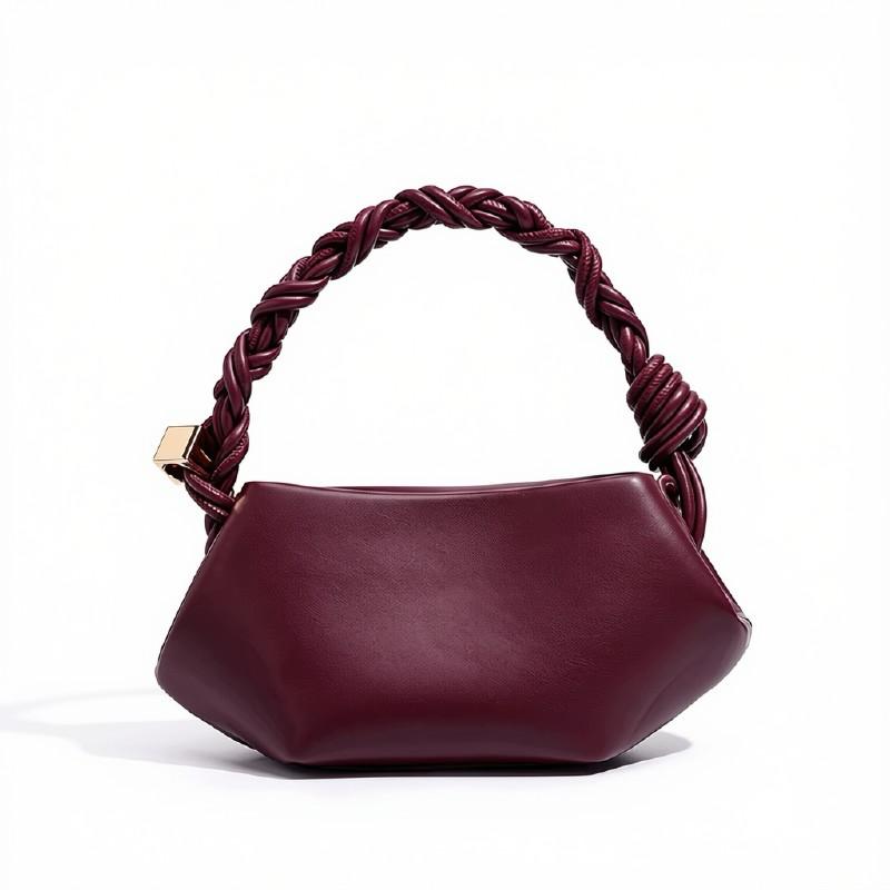 Luxury Braided Handle Handbag