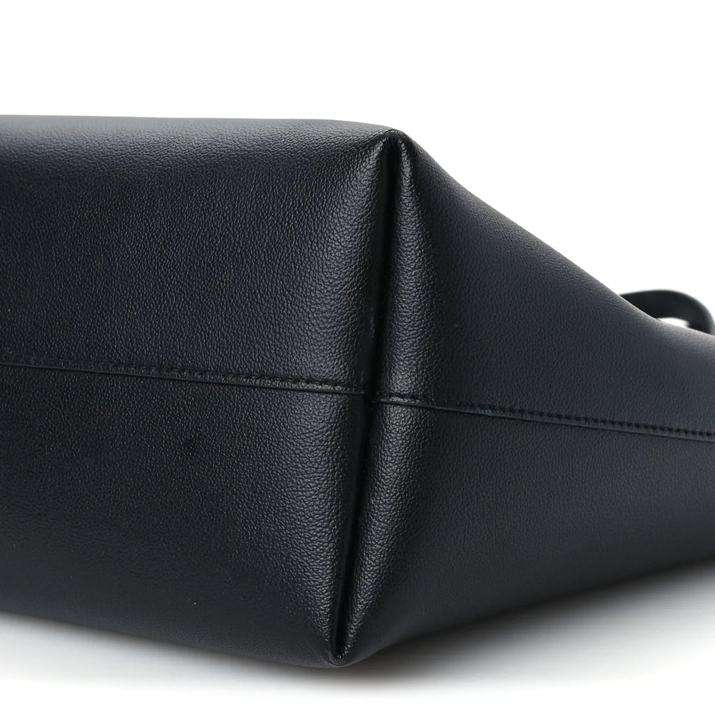 Versace Calfskin Virtus Tote Black