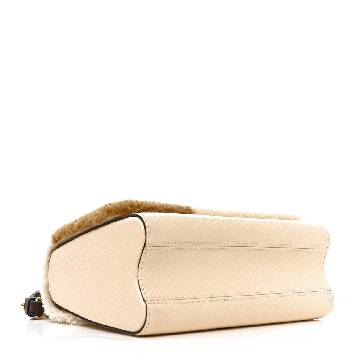 Louis Vuitton Shearling Colorblock Monogram Twist Shoulder Bag